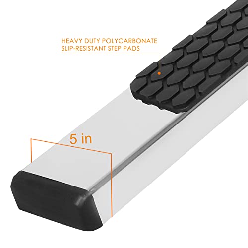 Runner boards cromados 5 pulg para Ford F250-F550 99-16 miniatura 3