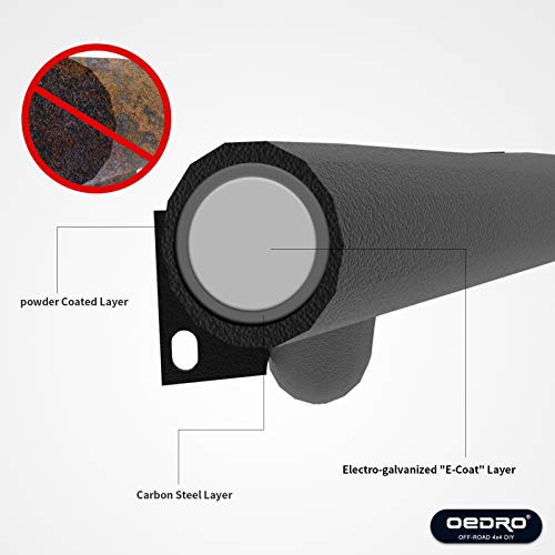 Estribos oEdRo 6 pulgadas negros para Ram 1500 Quad Cab miniatura 4