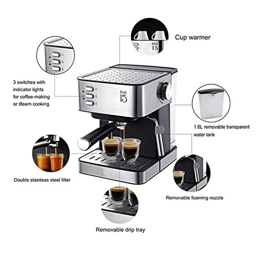 Cafetera de cápsulas semi automática con capacidad 5-10 tazas miniatura 2