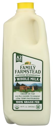 Family Farmstead Dairy Organic Whole A2 Milk, 64 FZ