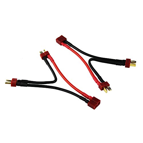 Adaptador Deans Serie 14awg Solución para Espacios Estrechos de Baterías en Modelismo