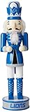 NFL Detroit Lions Holiday Nutcracker, Blue, 14