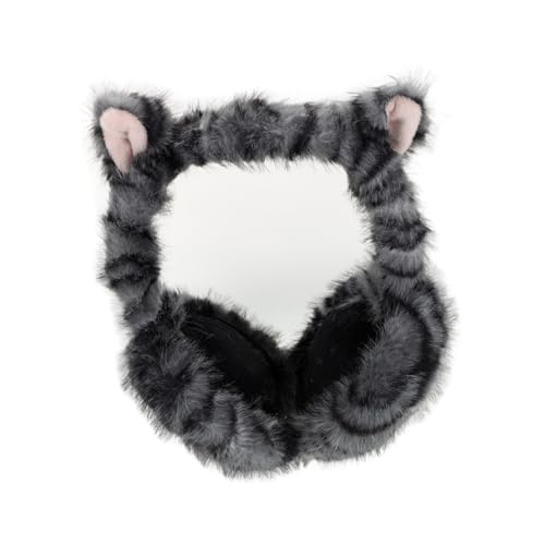 NOLITOY Plush Insulated Children's Earmuffs Cute Cartoon Design Warm Ear Covers for Winter Boys Girls