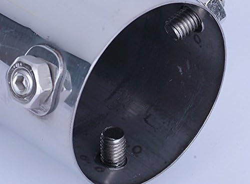 1pcs Blue Double Outlets Tailpipe Exhaust Tip Exhaust Pipe Exhaust Muffler Extension Pipes for Toyota Corolla 2009-2023