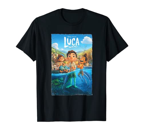 Disney and Pixar’s Luca Movie Poster T-Shirt Cover