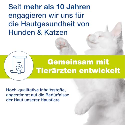 DOUXO S3 SEB Shampoo | für Hunde & Katzen | Beruhigende Schuppenlösung bei fettiger Haut | Effektive Pflege gegen Schuppen & Dermatitis | Hypoallergener Duft | 200 ml