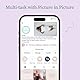 OWLET Cam 2 - Babyphone mit Kamera - mobiles Videobabyphone- steuerbar via App, reagiert auf Bewegung und Weinen des Babys, Weiss … selte HD-Videos - mit Smartphone abrufbar, Weiss