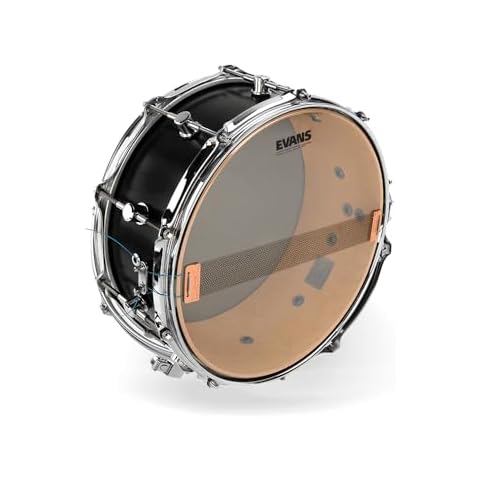 Evans Clear 300 Snare Side Drumhead, 14” – Made Using a Single Ply of 3mil Film for Wide Dynamic Range and Controlled Snare Response at all Dynamic Levels – Versatile for Many Playing Styles Cover