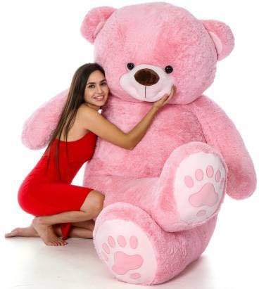 Teddywala 4 Feet Pink Teddy Bear Love Teddy for Girls Valentine & Anniversary