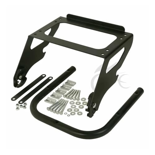 Motocicleta Portaequipajes Soporte De Equipaje Individual Desmontable Motocicleta para Tour Pak, para Touring Street Glide, para Road King FLHT FLHR 1997-2008
