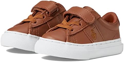 POLO RALPH LAUREN Baby Boy's Sayer Leather (Toddler) Tan Leather 10 Toddler M | Image 4