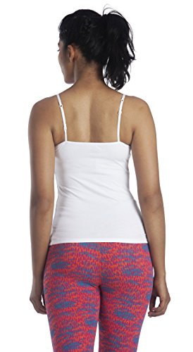 Image of Lavos Women's Camisoles, Sleeveless Long Tank Top, Anti-Microbial Bamboo Cotton Camisole Slip, Adjustable Straps Spaghetti Tops, Comfortable Inner Slips for Women