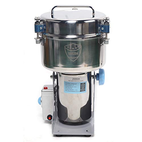 2000g Commercial Peanut Sesame Grinding Machine, 110V 1900W Stainless Steel