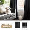 Beige Pinch Pleated Curtains 63 Inches Long For Living Roo, Bedroo