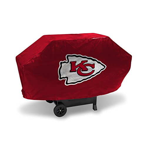 Rico Industries NFL Kansas City Chiefs Red Deluxe Grill Cover Deluxe Vinyl Grill Cover - 68
