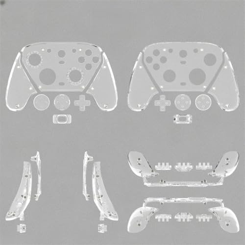 Schutzhülle passend für GameSir G7 Pro Gaming-Controller, transparente Hülle, PC-Version, minimalistisches Ersatz-Panel, Spielzubehör (transparente Farbe)