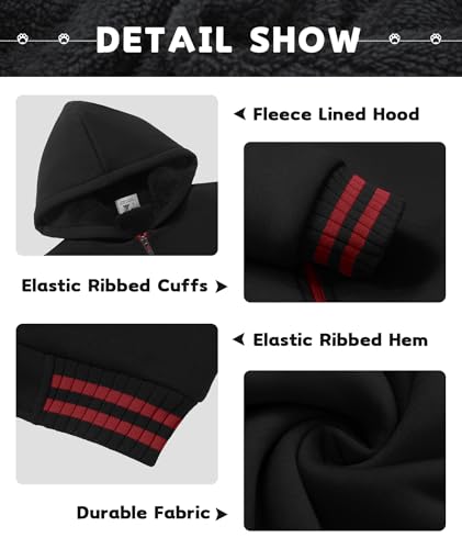Image of SWISSWELL Unisex Boys Girls Fleece Hoodie Sherpa Lined Jacket Zip Up Hooded Sweatshirt Winter Outerwear for Kids