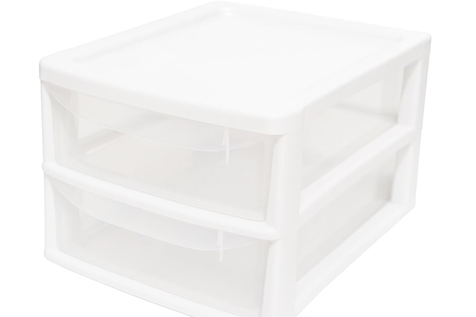 A4 Plastic Slim Storage Drawers Tower Unit Office Desktop Tabletop Home School Garage Portable Desk Organizer 2|3|4|6|8 Tiers (A4 Plastic Small Black/Clear) (White/Clear, A4 Slim 2 Drawers)