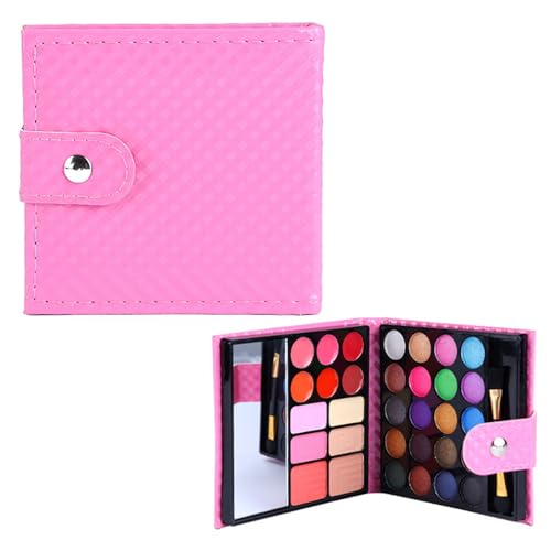 Trousse Trucchi Donna, 32 Colore Trucchi Bambina Palette di Ombretti per Trucco, Trucchi Donna Tutto in Uno Tavolozza Completo Valigetta con Ombretto, Gloss, Rossetti e Polveri Viso