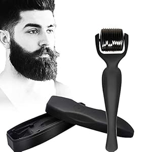 LATTCURE Bartwachstumsroller, Dermaroller 0,5 mm, MicroneedlingRoller, Beard Rolleraus für Bartpflege, Die Ihnen einen…