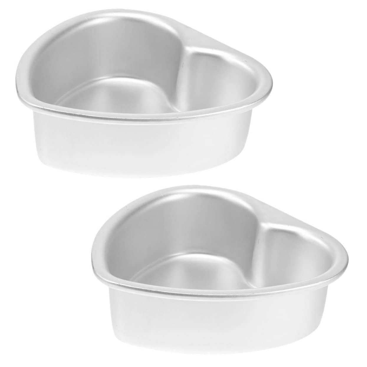 MAGICLULU 8stücke Herzförmige Kuchenformen Wiederverwendbare Backformen Aus Tiefe Herzbackformen Käsekuchen Und Torten Backzubehör Für Besondere Anlässe