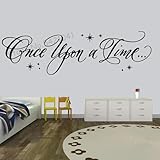 Photo Gallery tuoqiannan home wall stickers - c era una volta adesivi da parete in vinile per la decorazione della stanza dei bambini, 57 cm x 16 cm Photo Gallery tuoqiannan home wall stickers - c era una volta adesivi da parete in vinile per la decorazione della stanza dei bambini, 57 cm x 16 cm