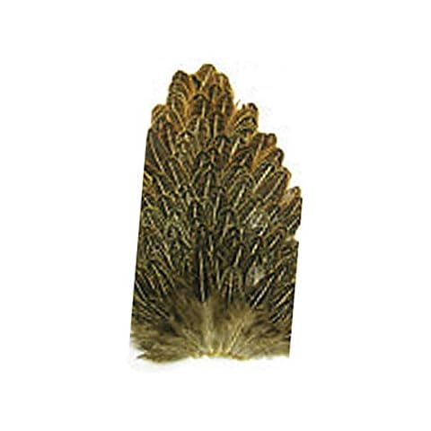 Wapsi Soft Hackle Hen Saddle Patch - Olive Cover