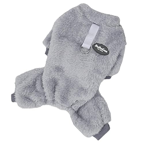 Pijamas térmicos para cães - veludo felpudo para cães lã macia | Roupas inverno para cachorros para