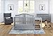 Graco Solano 4-in-1 Convertible Crib and Changer with Drawer (Pebble Gray) – Crib and Changing -Table Combo with Drawer, Includes Changing Pad, Converts to Toddler Bed, Daybed and Full-Size Bed