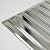 Soulscrafts Beveled Mirror Glass Strip Tile, 12x12 Inch Mirror Backsplash Silver Tiles for Kitchen Bathroom Wall Pool 5 Sheets