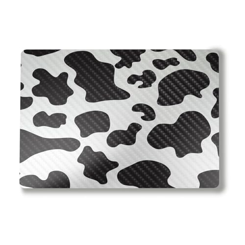 Carbon Fiber Laptop Skin Compatible with Surface Laptop 7 15" (2024) - Cow Print - Premium 3M Vinyl Protective Wrap Decal Cover - Easy to Apply | Crafted in The USA by MightySkins