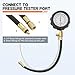 weyleity 0-140PSI Fuel Pressure Gauge Kit | Fuel Injection Pump Pressure Tester Gauge Kit, TU-114 Oil Pressure Tester Tool for Motorcycles Cars Trucks