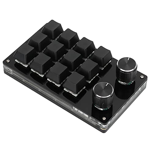 Teclado Mecánico Macro 12 Teclas Astibym Negro USB miniatura 7
