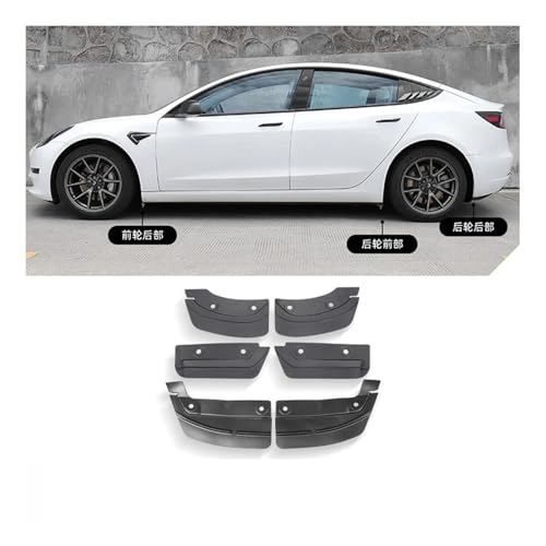 Garde-boue design spécial caché pour modification esthétique de Tesla Model Y Juniper