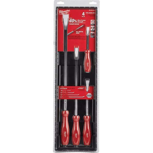 Milwaukee 4 Pc. Pry Bar Set Tools & Home Improvement