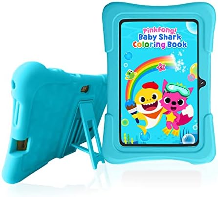 COLORROOM 7 inch Tablet for Kids 2GB 32GB Android 11 Preinstalled Parental Control Children Education Toddler Tablet with Shockproof Kickstand Case, GMS Certified, Google Tableta YouTube Netflix