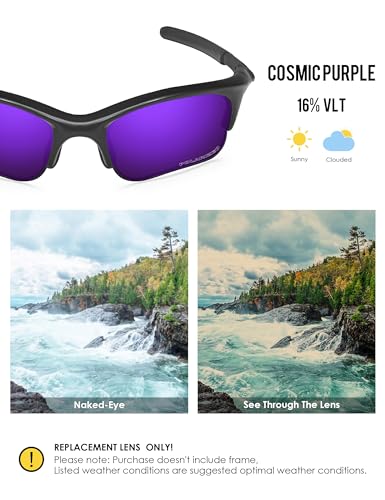 Image of BLAZERBUCK Replacement Lenses & Sock Kit for Oakley Half Jacket XLJ /Half Jacket XLJ Asian Fit Sunglass
