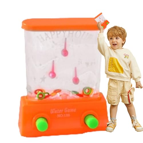 Handhållet vattenspel, vattenspel - Sensoriska leksaker Vattenspel - Pedagogiska leksaker Finmotoriska leksaker, Retro tidsfördriv Favor Toss Water Ring, Strandleksaker Bexdug