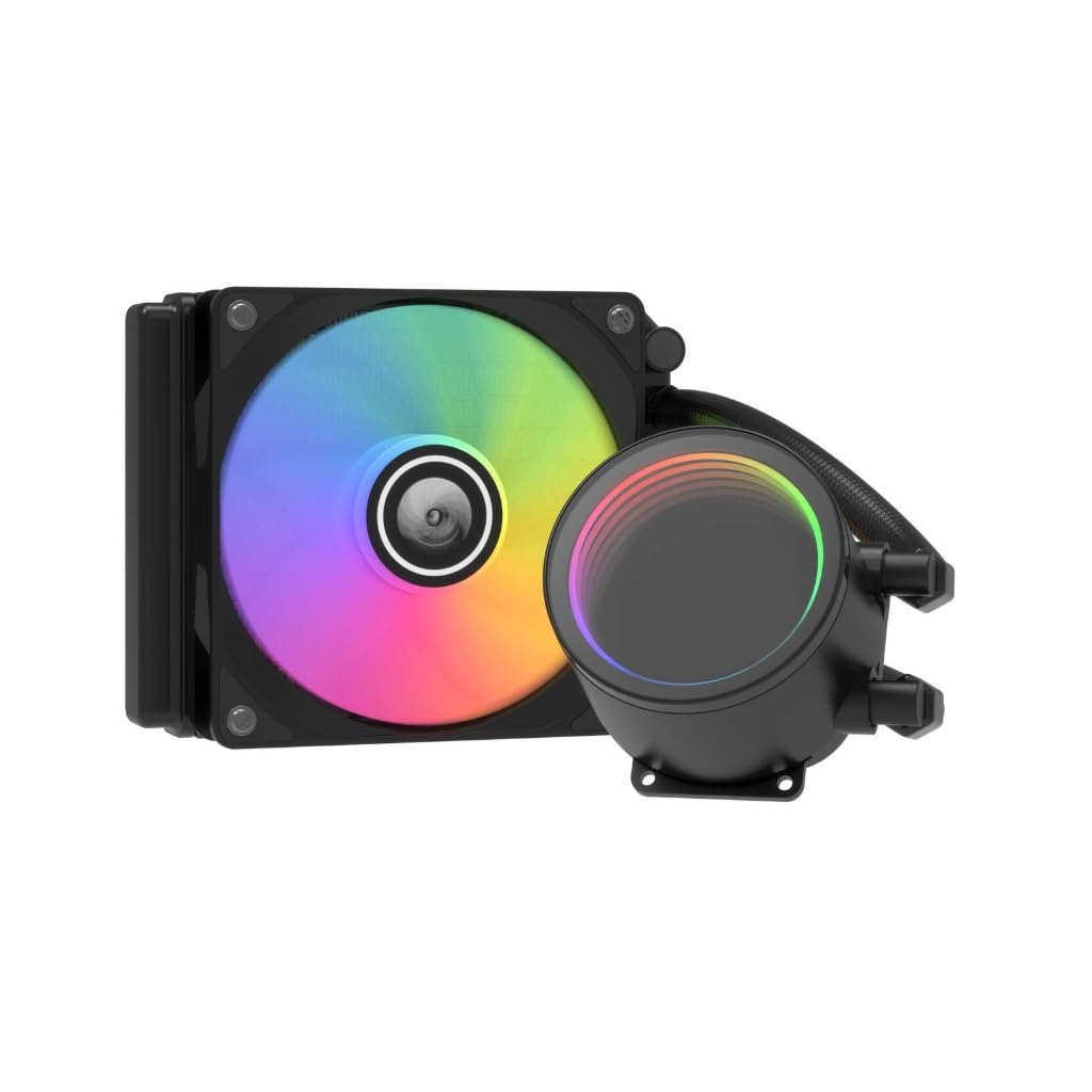 Funkcjonalny CPU Liquid Cooler RGB CPU Water Cooler 4-pinowe wentylatory PWM cichy wentylator