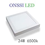 CONSUMO(POTENCIA): 24W LUMINOSIDAD(LUMENES):1920-2400LM TEMPERATURA LUZ: 6000K-6500K LUZ FRÍA IP: 20 TENSION: AC85-265V/50-60Hz COLOR: BLANCA CONSTRUCCION: ALUMINIO VIDA ESTIMADA: 30000H ,MEDIDAS: 300MM*300MM*35MM CERTIFICADO CE&Rohs.