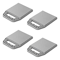 Multibros 4 Stück Stützplatten stapelbar mit Griff | Unterlegplatten | Jack Pads | Stützplatten für Wohnwagen | Wohnmobil