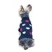 Stinky G Mini Heart Dog Sweater Navy Blue Size #10