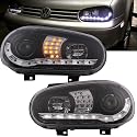CR-Lights Led Scheinwerfer Set in schwarz für VW Golf IV 09.1997-09.2003