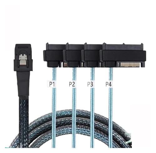 Cable S/AS Sff-8087 a 4 Sff-8482 para servidor 1m miniatura 5