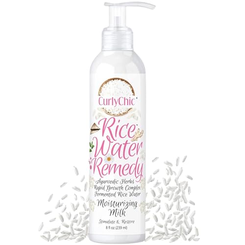 Curly Chic Rice Water Hair Milk, 8 fl oz