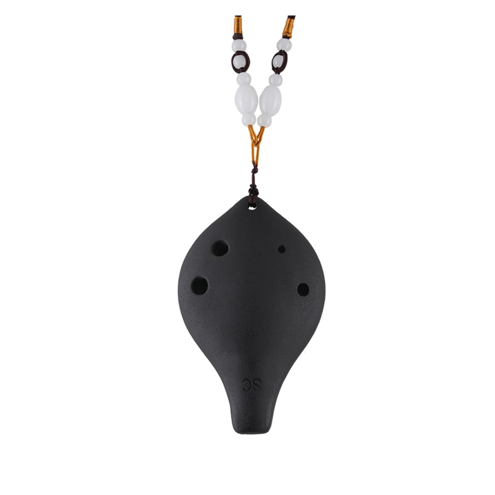 Ocarina A 6 Fori Per Principianti Strumento A Fiato Professionale AC Contralto C Strumento Ocarina Professionale(Matte Bk SC)