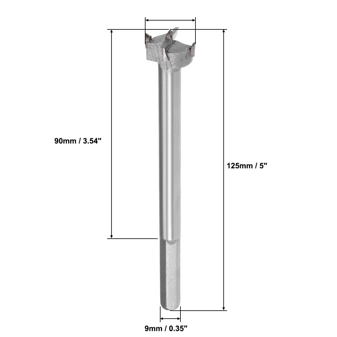 MACHSWON Forstner Drill Bits Tungsten Carbide Wood Hole Saw Opener Drill Bit 20mm Woodworking Drilling Bit Cutter - Image 3