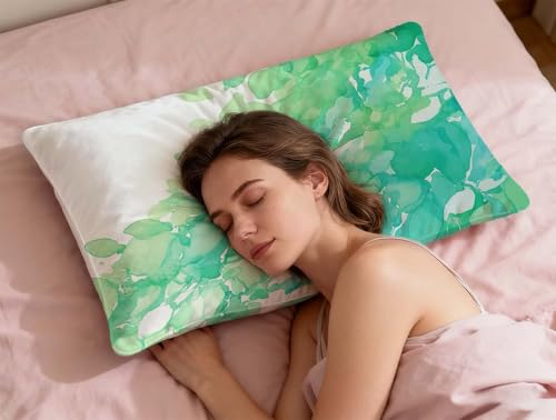 Coussin nordique avec fermeture éclair invisible en velours bleu - 7