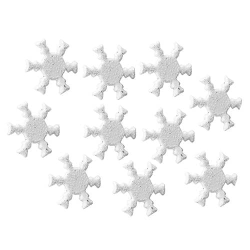 VOSAREA 100pcs Snowflake Brads for Paper Crafts - Metal Fasteners for Scrapbooking - Christmas Crafts & Decorations for Holiday Projects and Creative Art