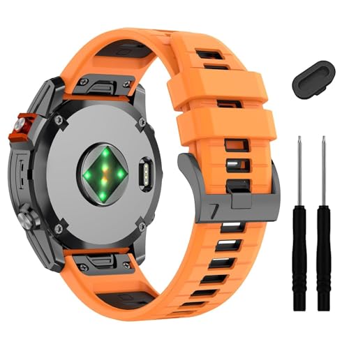 Bracelet Garmin Enduro 2 Quickfit 26 mm silicone souple pour Tactix 7 Pro et Epix Pro